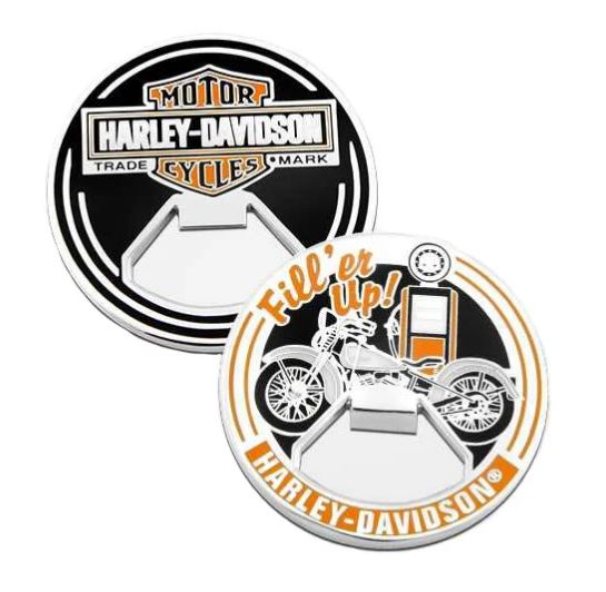 Harley-Davidson® Fill'er Up Opener Coin