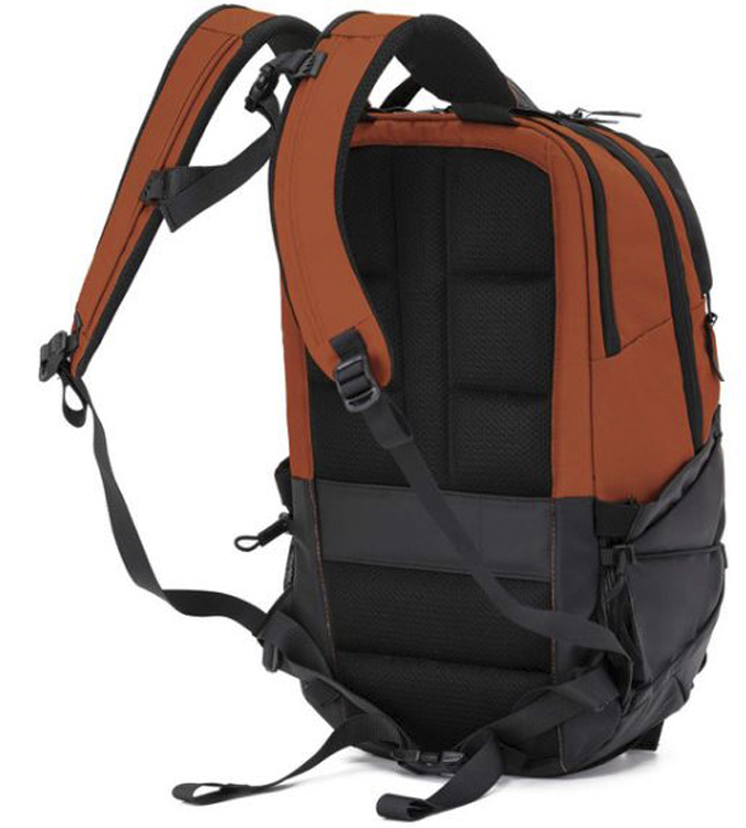 Harley-Davidson® Racing Backpack | Bungee Cord Details | Rust Orange