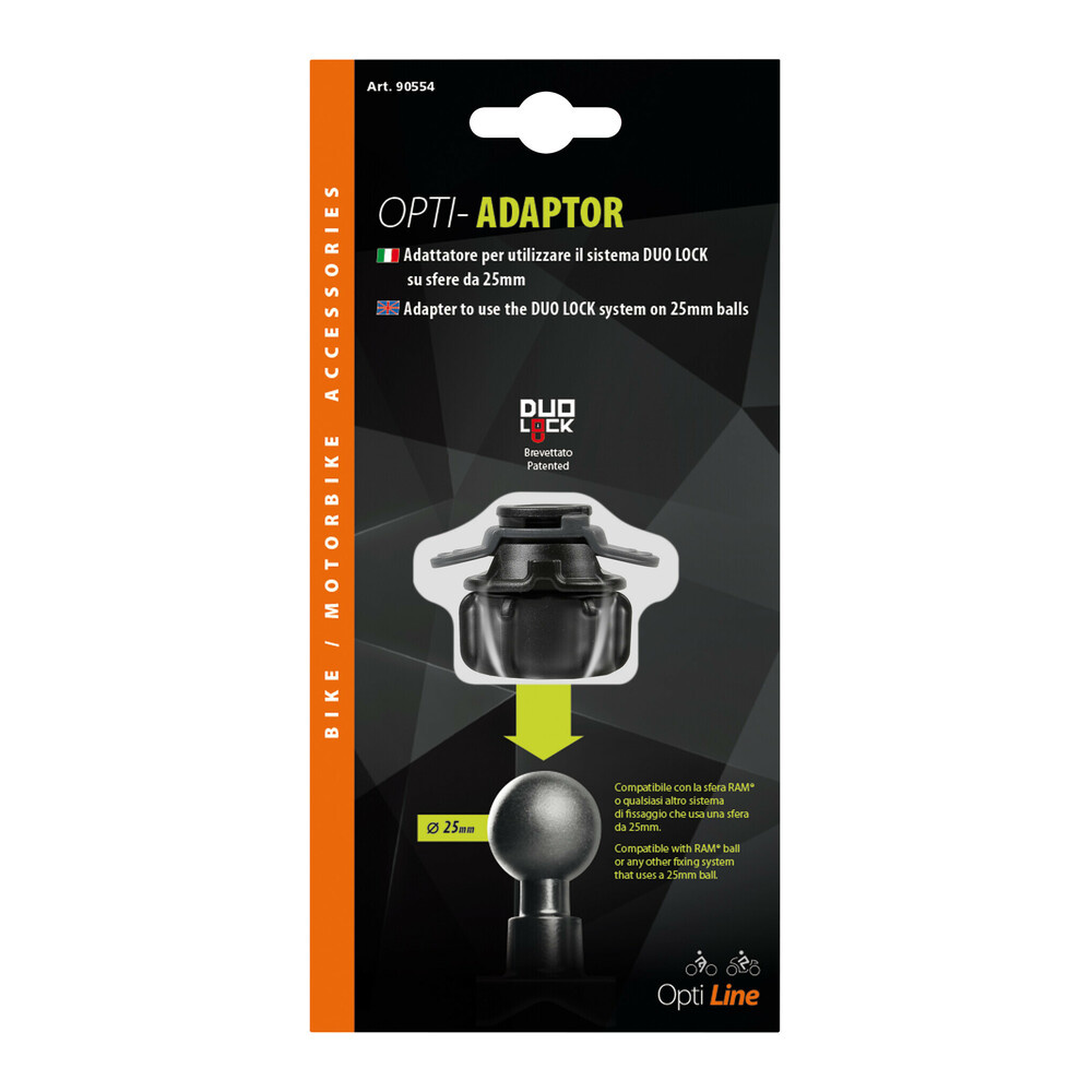 optiline opti-adapter to fit 25mm balls