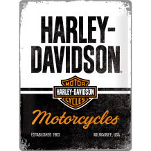 Central Harley-Davidson Tin Sign