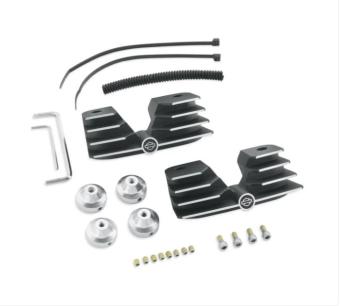 Harley-Davidson front axle nut covers