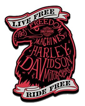 Harley-Davidson® Freedom machine pin