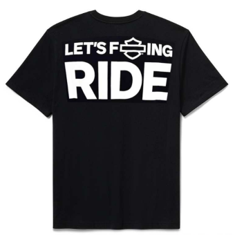Harley-Davidson®Outline B&S Let's F*ing Ride T-Shirt