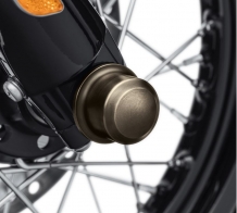 Harley-Davidson front axle nut covers