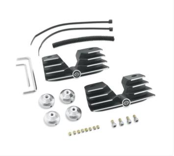 Harley-Davidson front axle nut covers