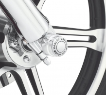 Harley-Davidson front axle nut covers