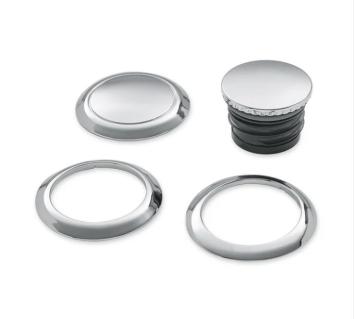 Harley-Davidson front axle nut covers