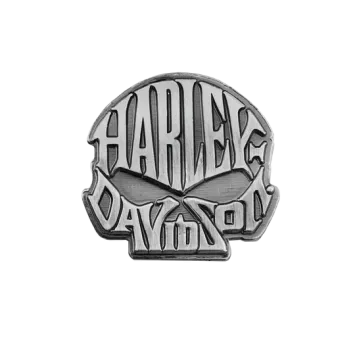 Harley-Davidson® Pin Skull Text