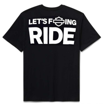 Harley-Davidson®Outline B&S Let's F*ing Ride T-Shirt