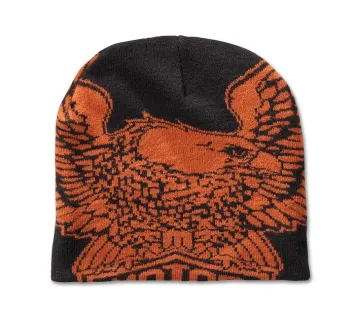 Harley-Davidson® Bald Eagle Beanie - Vintage Orange