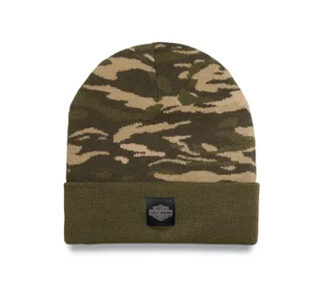 Harley-Davidson®Forever  Harley Camo Beanie Green