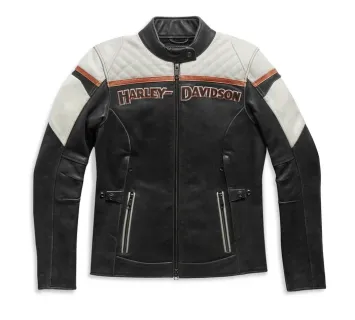 Harley-Davidson® leren dames Triple Vent Miss Enthusiast II